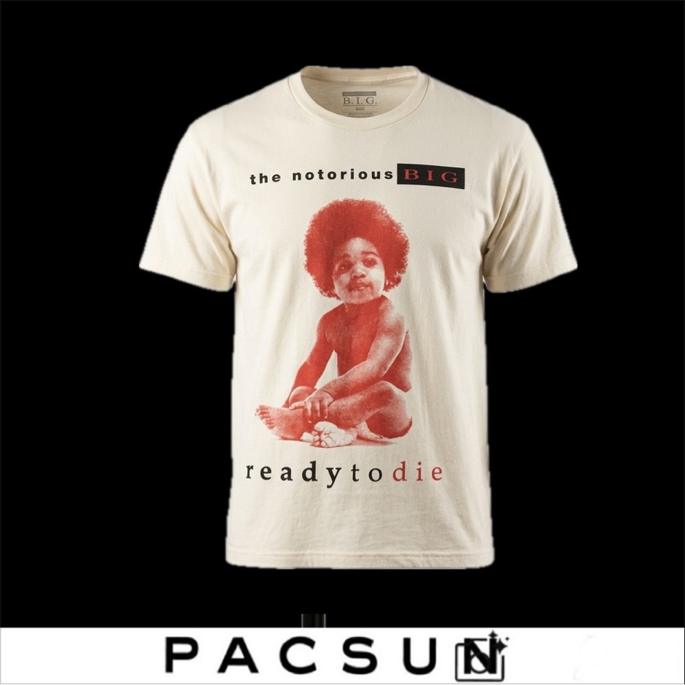 PacSun Notorious BIG Ready to Die tshirt size L